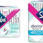 Combo Saba con 40 pack protectores diarios Sensiti-V + 18 pack toallas nocturnas ultradelgadas Sensiti-V bajan de precio