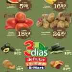 Ofertas S-Mart 3 días de frutas y verduras del 1 al 3 de julio 2025