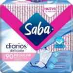 Saba Diarios Delicate protectores regulares con 90 piezas bajan de precio + 10% adicional con Planea y Ahorra