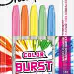 Marcadores permanentes Sharpie Color Burst con 5 colores bajan de precio