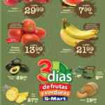 Ofertas S-Mart 3 días de frutas y verduras del 22 al 24 de julio 2025