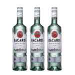 3 pack ron Bacardí blanco 700 ml baja de precio