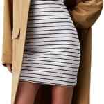 Calvin Klein Vestido informal a rayas para mujer baja a un gran precio