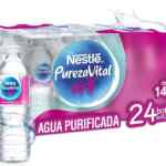 24 pack agua natural Nestlé Pureza Vital de 600 ml baja de precio