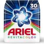 Detergente en polvo Ariel Revitacolor bolsa de 3.7 kg baja a su menor precio