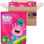 Baby Pants calzón entrenador para niñas talla G con 96 piezas bajan a un excelente precio