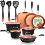 Nutrichef batería de cocina de 14 piezas baja a su menor precio