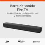 Barra de sonido Amazon Fire TV baja a su menor precio