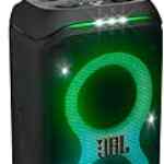 Bocina portátil para fiestas JBL Partybox Stage 320 con luces LED y 240 W de potencia baja a su menor precio