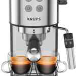 Cafetera Krups Divine de acero inoxidable para preparar espresso y capuchino baja de precio