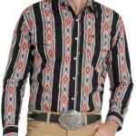 Camisa vaquera estampada Wrangler baja a un excelente precio