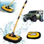 Cepillo limpiador para autos con mango extensible baja a su menor precio