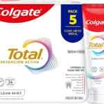 5 pack pasta dental Colgate Total Prevención Activa de 100 ml baja a un precio buenísimo