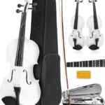 Violín con estuche color blanco baja de precio + 3 meses sin intereses
