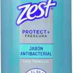 Jabón líquido antibacterial Zest Protect + Frescura de 1.15 litros baja a un gran precio