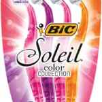 4 pack rastrillos de rasurar para mujer Bic Soleil Color Collection bajan a su menor precio