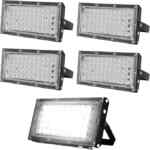 Juego de 5 luces LED reflectantes para exteriores de 6500 K bajan de precio