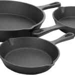 Juego de 3 sartenes de hierro fundido Gibson Home Addlestone bajan de precio