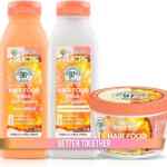 Kit rutina completa Garnier Fructis Hair Food Piña Anti-quiebre con sahmpoo, acondicionador y mascarilla en su precio más bajo