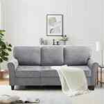 Sillón de 3 plazas con vestidura de lino baja de precio + 15 meses sin intereses