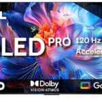 Pantalla QLED Pro TCL 55Q5K Smart Google TV 4K UHD de 55 pulgadas modelo 2025 baja a su menor precio