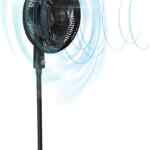 Ventilador de pedestal T-fal Air Maxx con sistema repelente de mosquitos baja de precio