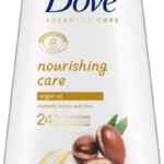 Gel de baño corporal Dove Nourishing Care con aceite de argán baja de precio