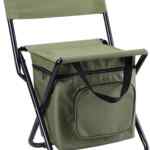 Silla plegable de camping con espacio de almacenamiento