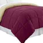 Edredón reversible de microfibra para cama matrimonial o queen baja a un excelente precio