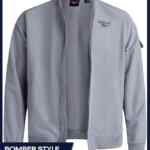 Chamarra impermeable tipo bomber para hombre marca Reebok baja a un precio muy bueno