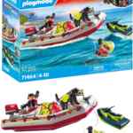 Set de juego Playmobil Action Heroes Bomberos con Moto Acuática baja a un gran precio