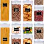Juego de 14 recipientes herméticos para alimentos bajan de precio