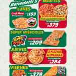 Promociones Especiales en Benedetti's Pizza de lunes a viernes