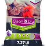 Arena super premium para gatos Clean & Dry costal de 3.3 kg baja de precio