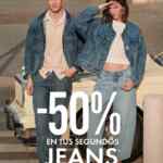 En C&A Segundo a Mitad de precio en jeans