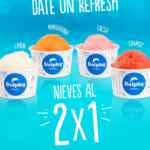 2x1 en nieves en Helados Dolphy los miércoles