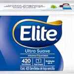 Combo Elite con servilletas Ultra Suave de 420 piezas + papel higiénico hoja triple Soft & Strong con 32 rollos baja a su menor precio