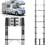 Escalera telescópica plegable de 2.6 m baja a un gran precio