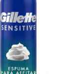 Espuma para afeitar para pieles sensibles Gillette Sensitive tubo 57 ml baja de precio