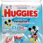 Toallitas húmedas Huggies Cuidado Puro con 240 piezas bajan de precio por primera vez