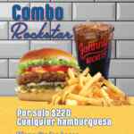Combo Rockstar en Johnny Rockets: Hamburguesa + papas + refresco a sólo $220 de 1:00 a 6:00 pm de lunes a viernes