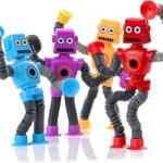 Juego de 4 figuras de acción robots sensoriales bajan de precio