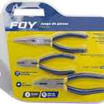 Juego de 3 pinzas Foy bajan de precio
