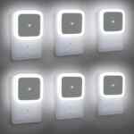 Juego de 6 luces LED nocturnas enchufables con sensor de movimiento bajan de precio