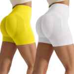 Juego de 2 Shorts licras deportivas para mujer bajan a un excelente precio