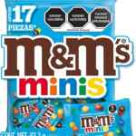 Chocolate confitado M&Ms Minis con 17 sobres baja a su menor precio