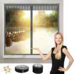 Mosquitero para ventana con imán y cinta adhesiva a muy buen precio