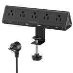 Multicontacto con entradas USB adaptable a mesa o mueble baja de precio