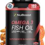 Suplemento alimenticio Omega 3 1000 mg con 180 cápsulas a un precio buenísimo