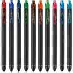 Juego de plumas de gel de colores Pentel Energel punto fino con 12 colores a un excelente precio